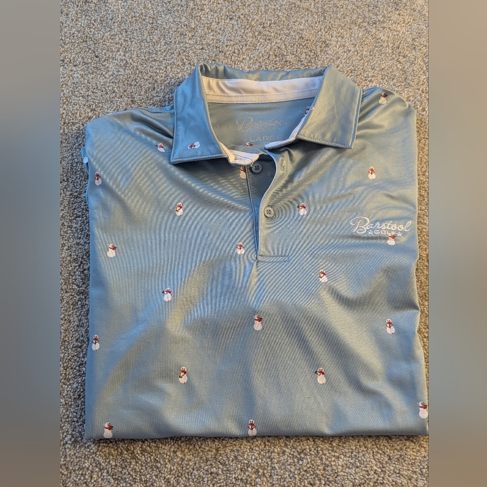 Barstool Golf Men's Golf Shirt, Size L - Picture 2 of 6